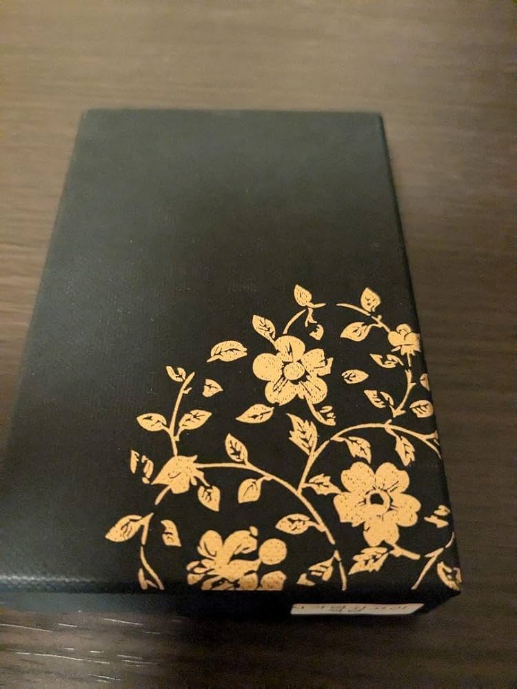 漆器 花と蝶の装飾 引き出し式収納ボックス螺鈿細工韓国製